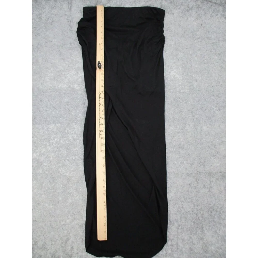 1 State Womens Skirt Small Black Lightweight Stretchy Casual Lyocell Pull On